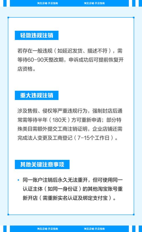 淘宝店注销后半年内能否重新开店？