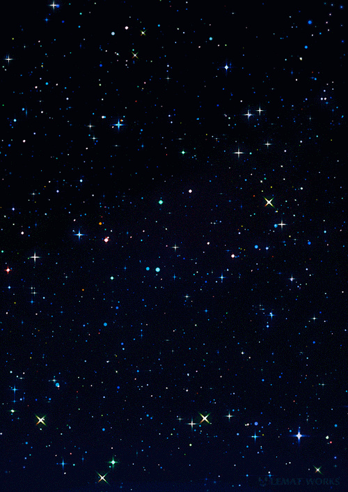 如何用JavaScript编写实现动态小星星闪烁效果？