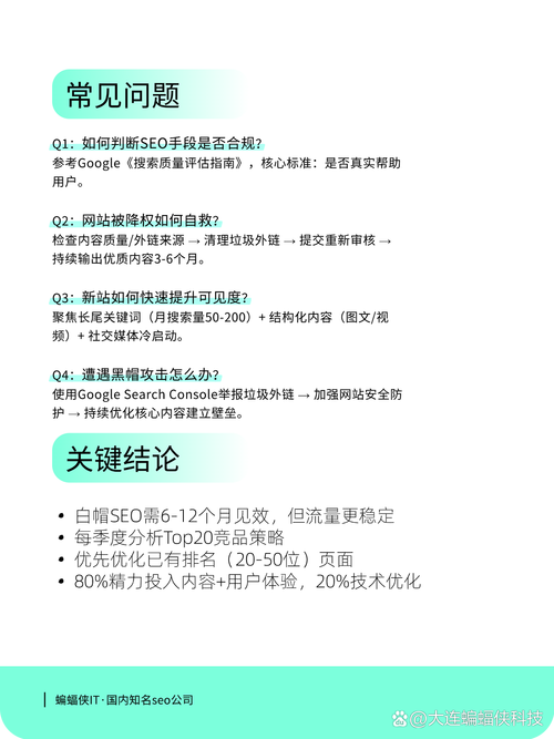 SEO优化中，白帽黑帽哪种更规范，对网站排名有何影响？