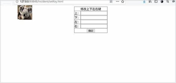 如何通过JS设置自定义快捷键来控制图片的上下左右移动？