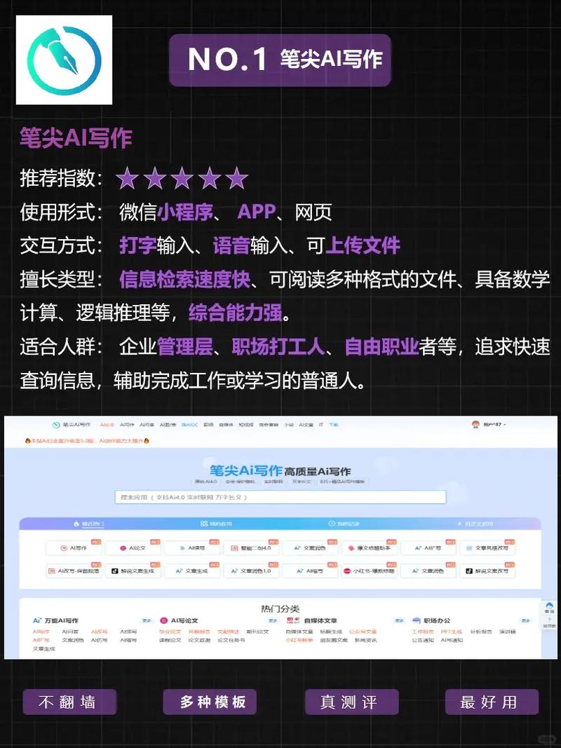 2024年有哪些AI文章神器，堪称最强大脑？