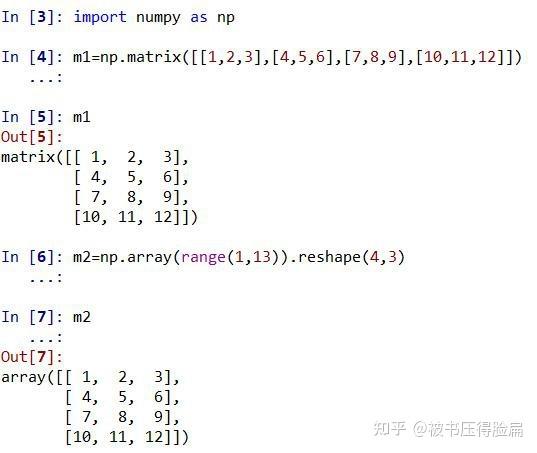 如何用Python打印出这个矩阵结构？