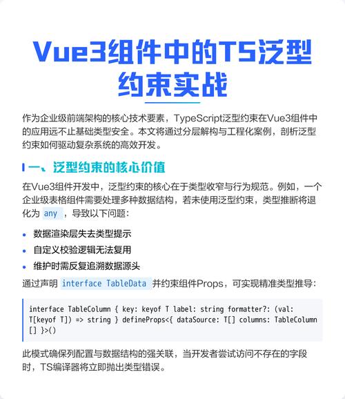 Vue3组件中如何为TS类型实例进行详细标注？