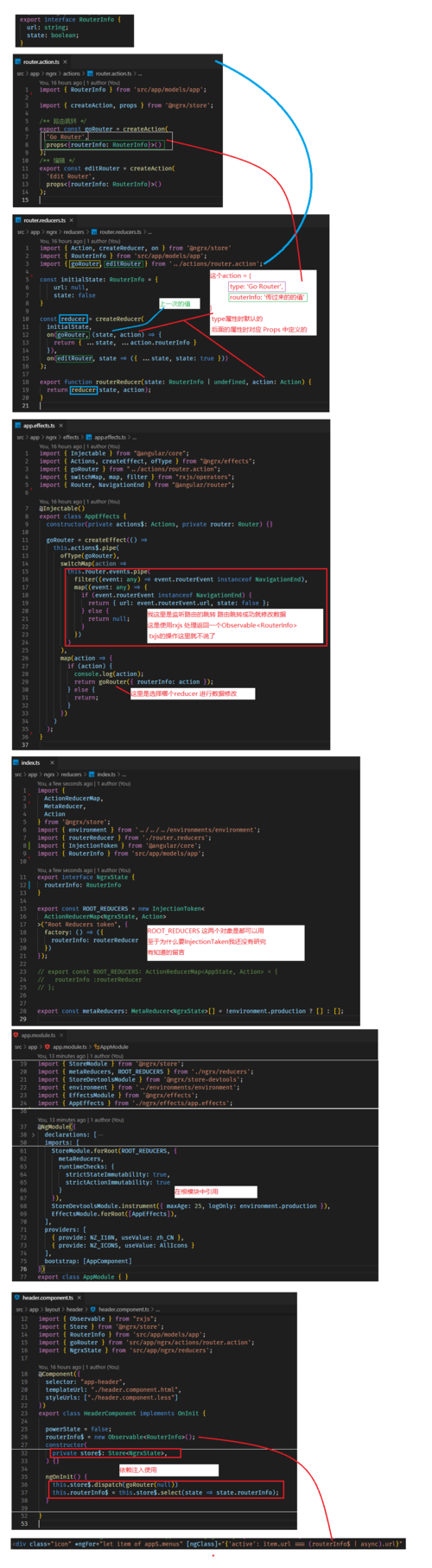 如何详细讲解Angular 8与ngrx 8结合使用的具体步骤？