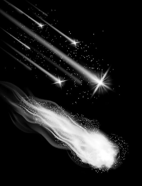 如何用JavaScript canvas制作流星划过夜空的特效？