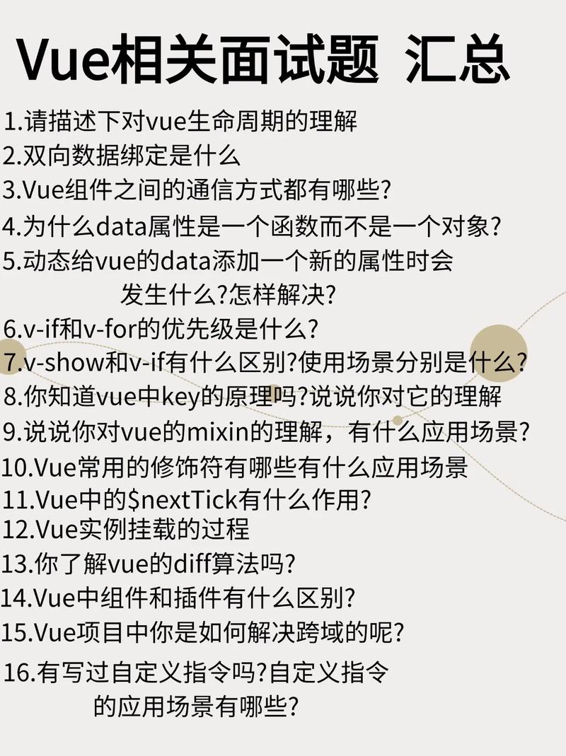 2019年Vue面试题汇总，有哪些经典前端面试题？