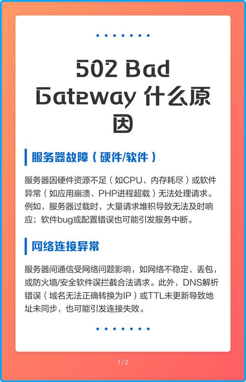 PHP 502 Bad Gateway问题原因及解决方法有哪些？