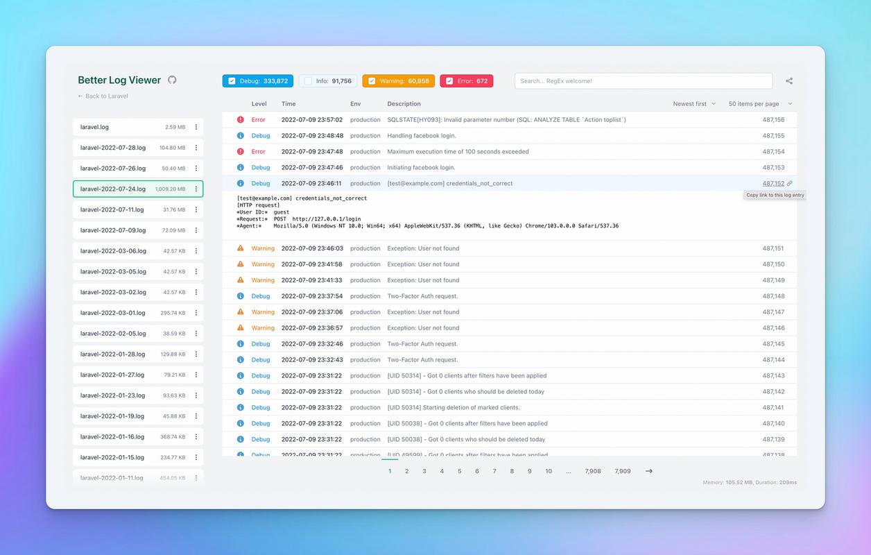 如何用 Laravel 使日志重写更精致？