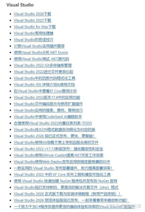 Visual Studio 2010 哪些前端开发工具/扩展/插件值得推荐？