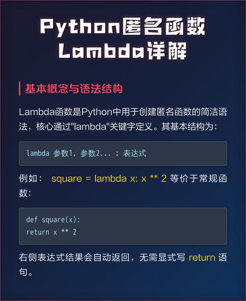 如何轻松掌握Python中的匿名函数技巧？