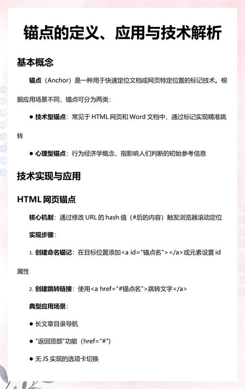 HTML中锚点指的是什么元素？