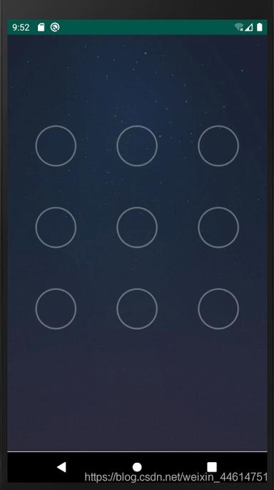 如何用画图展示Android锁屏解锁的九个点步骤？