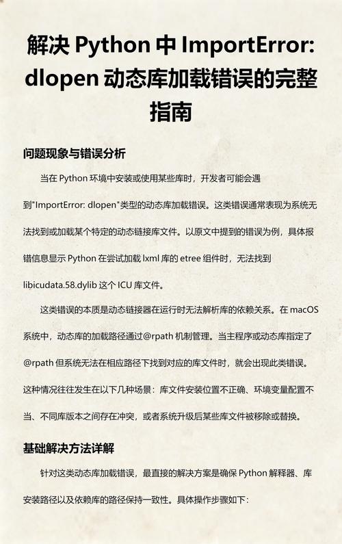 如何排查并修复Python的模块导入错误（ImportError）？