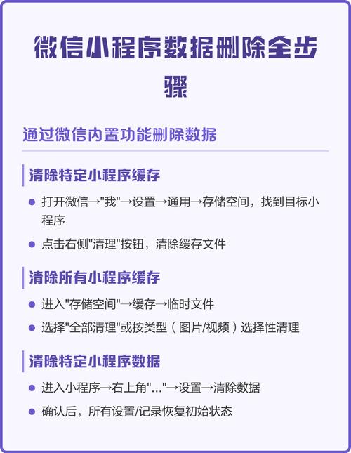 如何彻底清除手机上特定小程序的缓存？