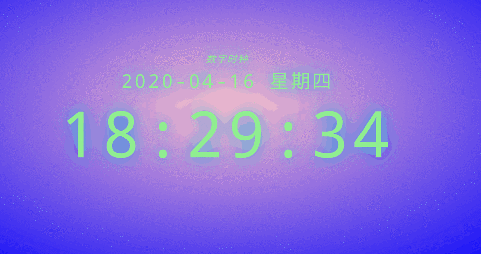 如何用Vue技术实现动态电子时钟显示功能？