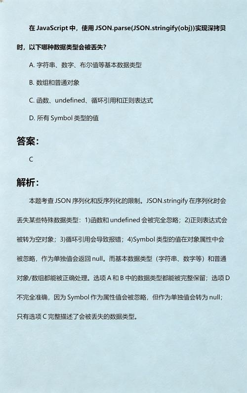 如何通过JSON.parse()和JSON.stringify()实现JavaScript对象的深度复制？