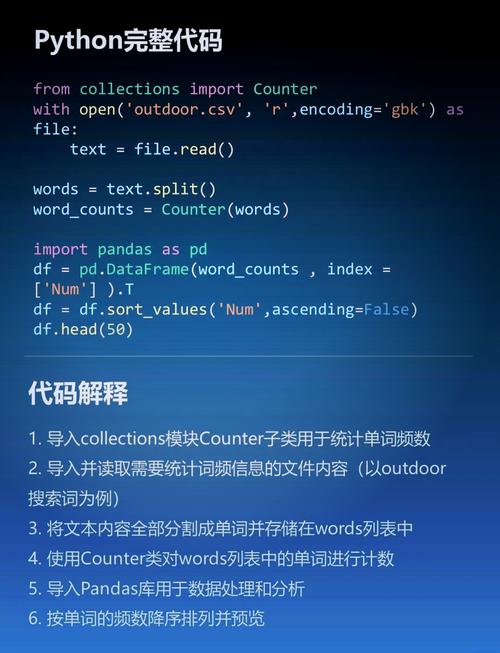 如何使用Python编写词频统计的笔记？