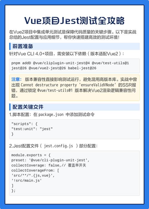 Vue中jest单元测试的用法是怎样的？