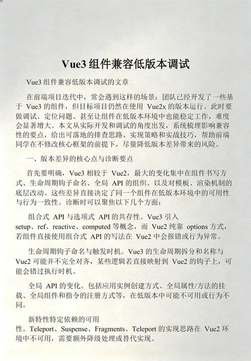 Vue3组件非兼容变更有哪些详细说明？