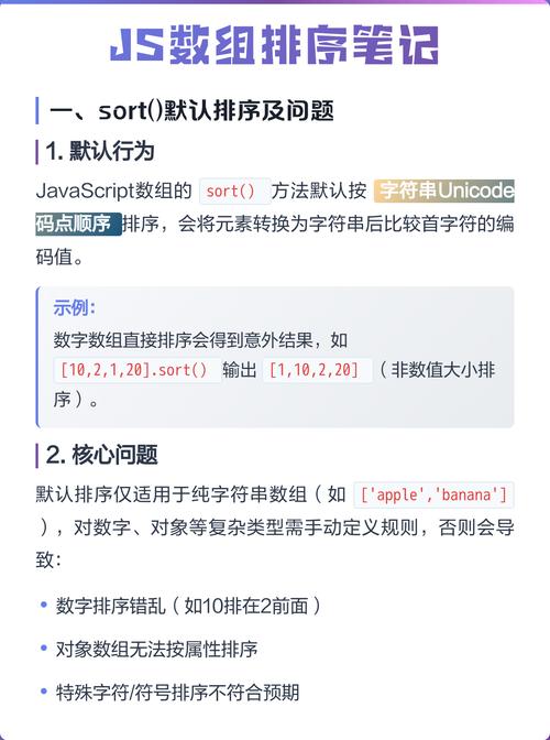 如何避免在JavaScript数组中使用sort()方法时遇到常见问题？