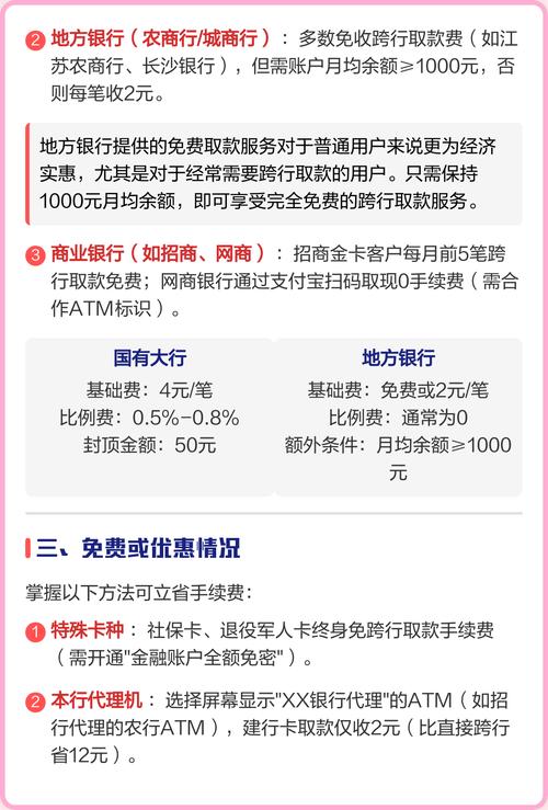招商、建设、中行在哪些区域ATM跨行取款费翻倍了？