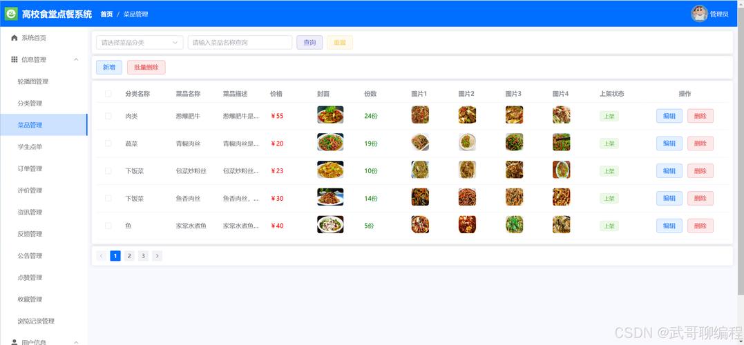 Java开发点餐系统，如何高效实现菜品分类的精细化管理？