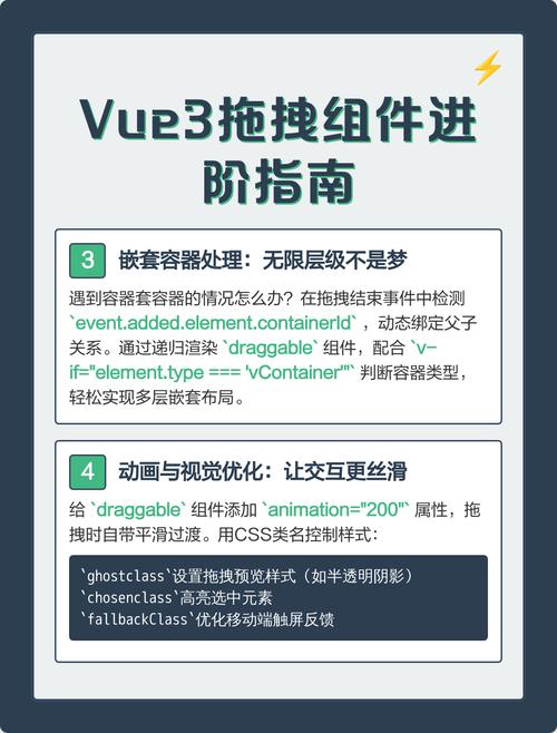 如何用vue3开发支持手机端拖拽功能的组件？