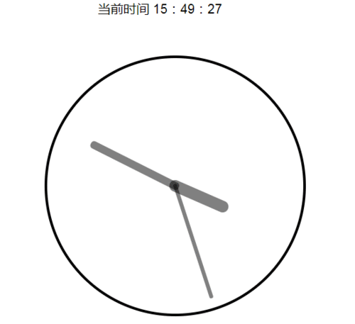 如何仅用纯JS和CSS实现一个在线动态时钟？