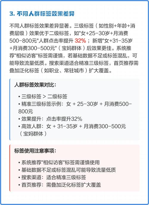 如何精准定位并高效优化人群标签？