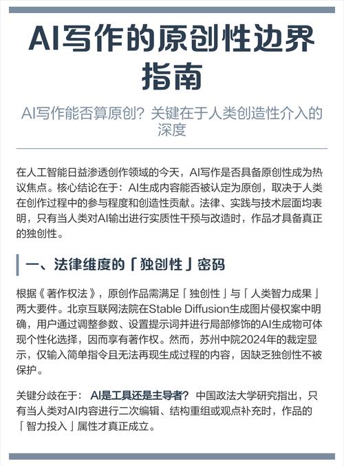 AI创作如何界定原创边界？