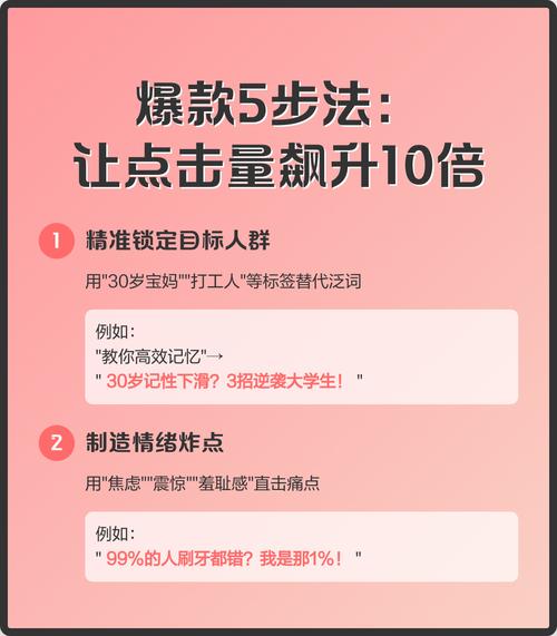 如何仅用一招，就能让点击率瞬间飙升？