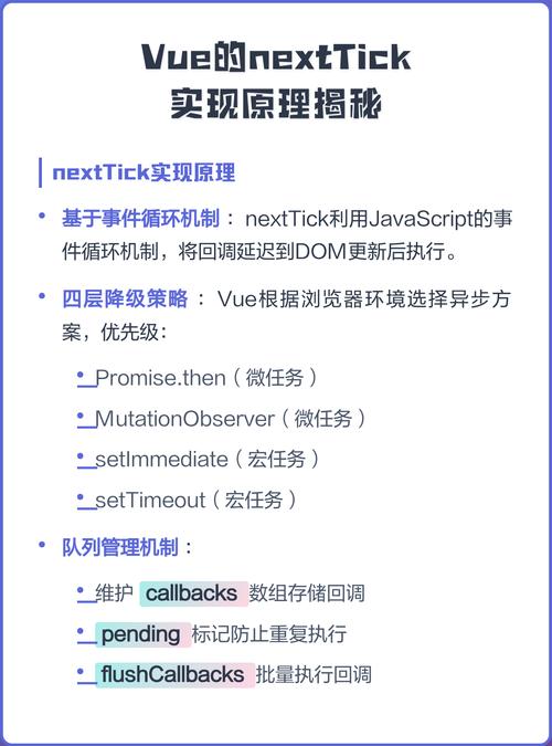 Vue中如何解析$nextTick的源码实现原理？
