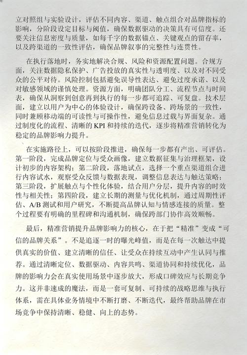 如何通过高效推广和精准营销快速提升品牌影响力？