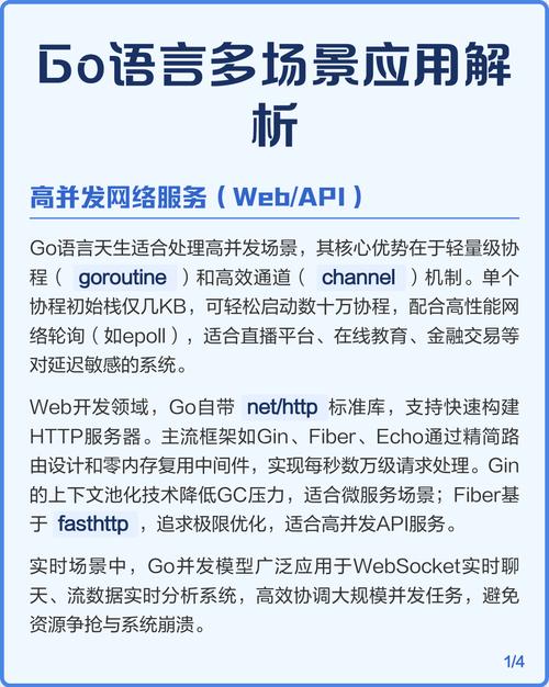 Go语言有哪些应用场景？