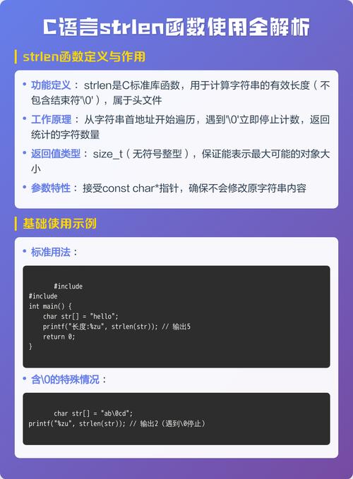 C语言strlen函数如何全面深入解析？