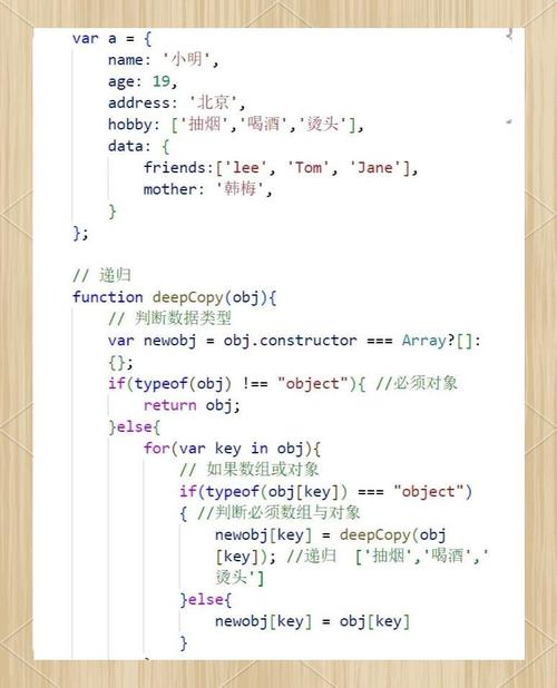 如何总结JavaScript中实现对象深拷贝的多种方法？