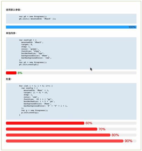 如何用JavaScript实现一个基础的进度条动画效果？