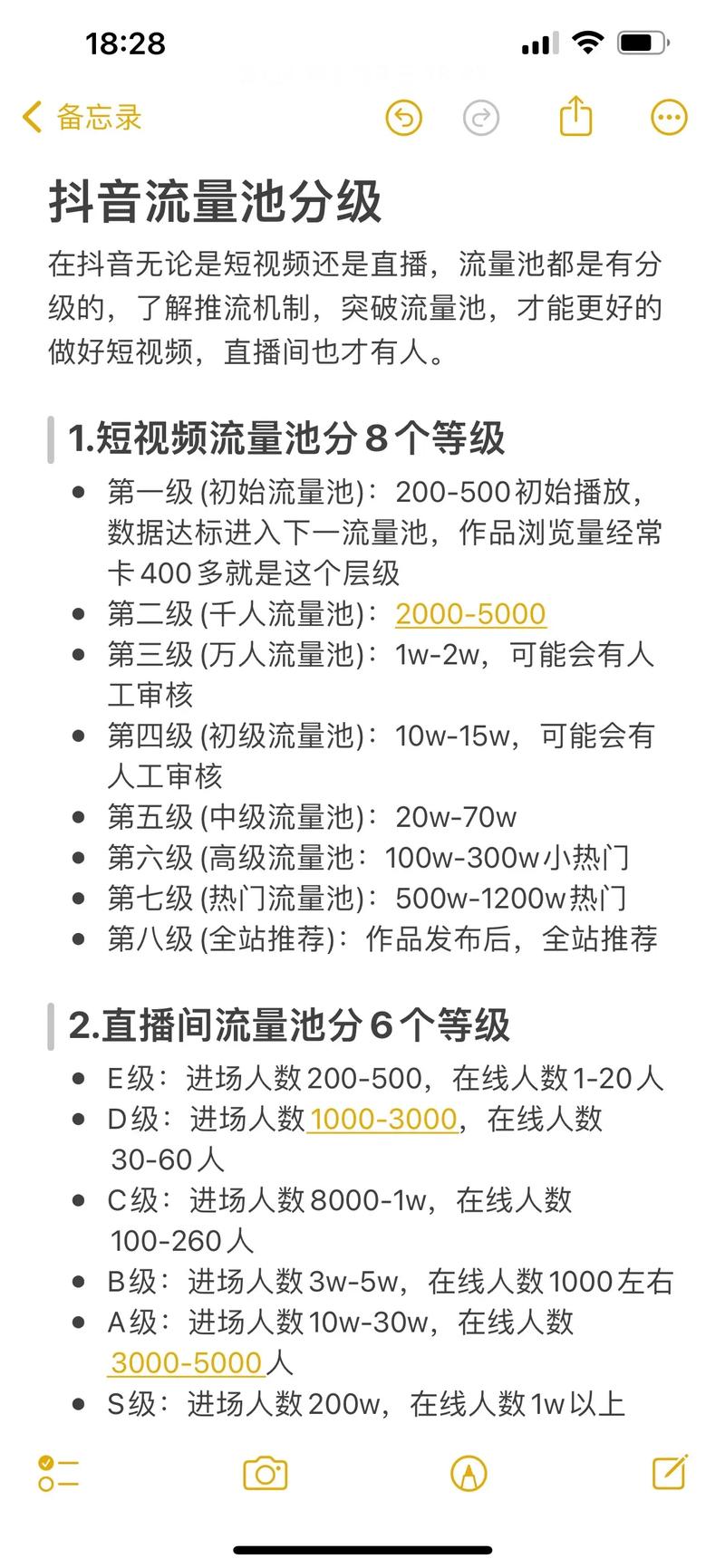 流量等级具体都有哪些分类？