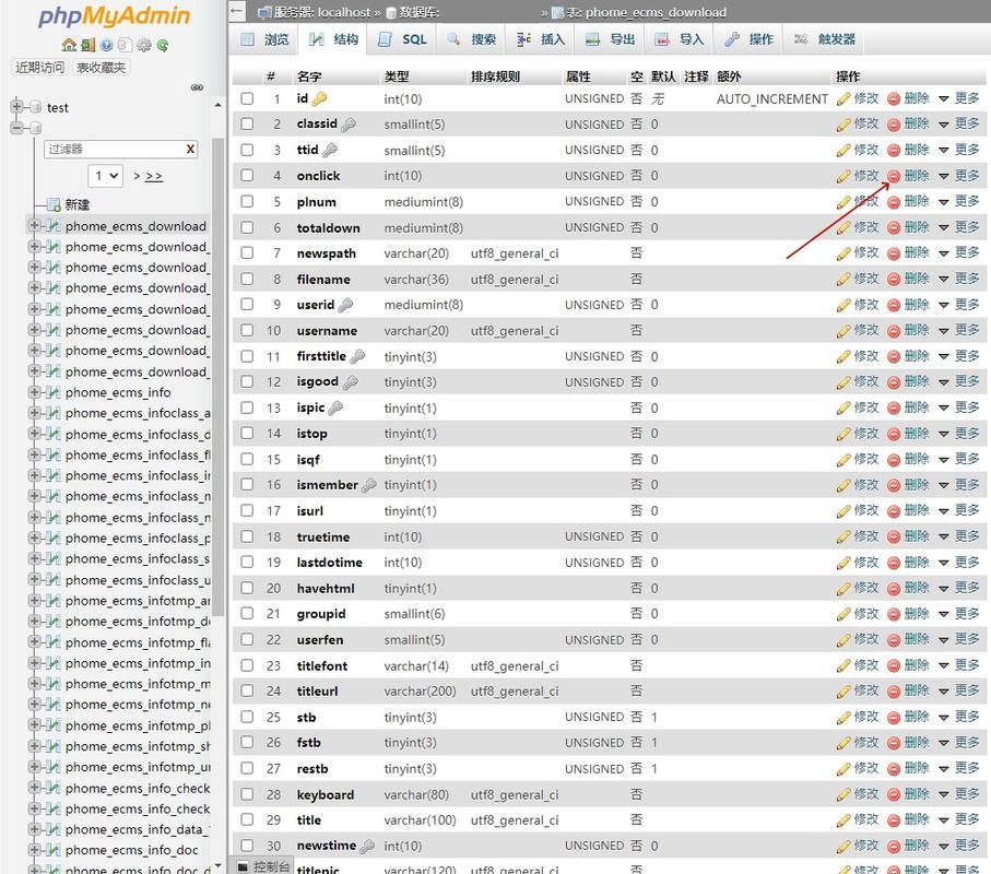 如何使用php和mysql删除特定数据库中的数据？