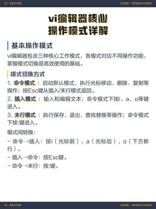 vi编辑器有哪些基础操作步骤？