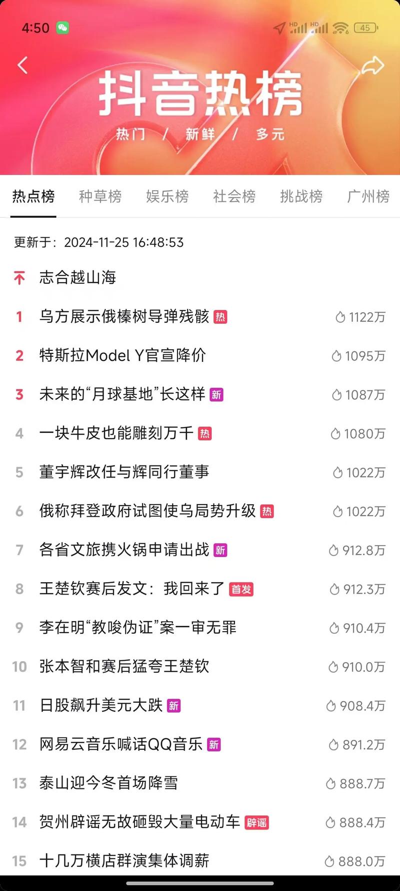 热搜榜速览，热门一触即达，如何快速获取？