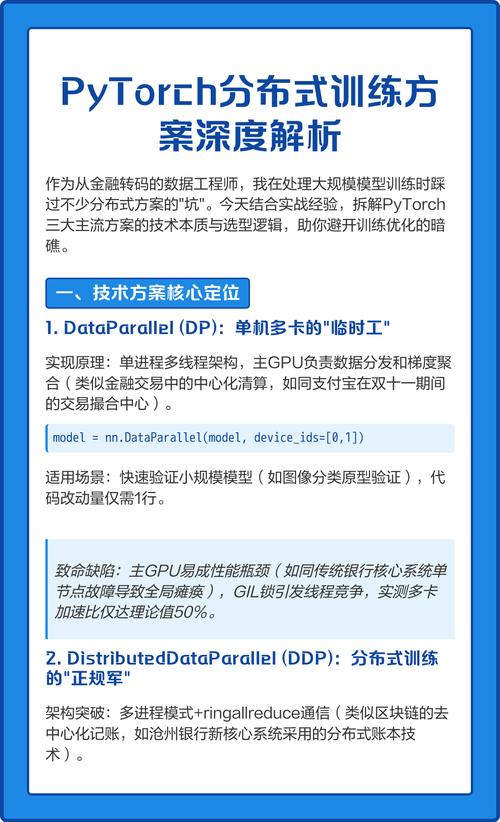 Pytorch如何实现高效的分布式训练策略？