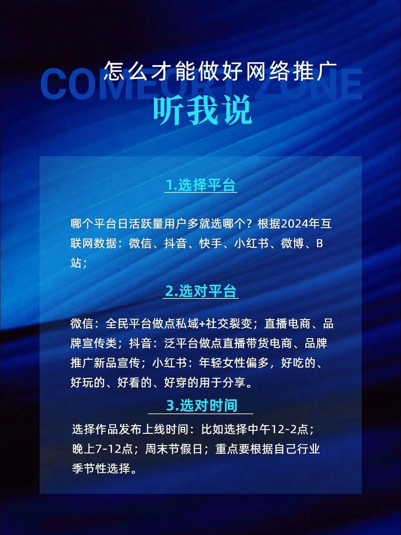如何将网络推广，首选哪个平台效果最佳？