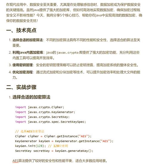 Java如何实现数据分段加密处理？