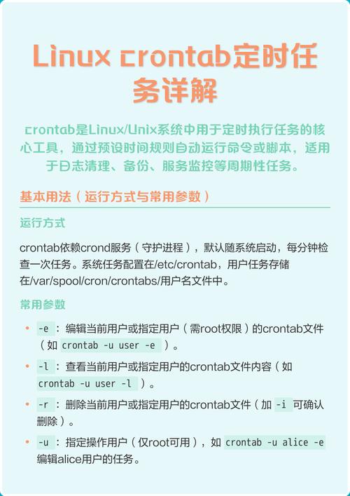 Linux如何设置定时任务调度？