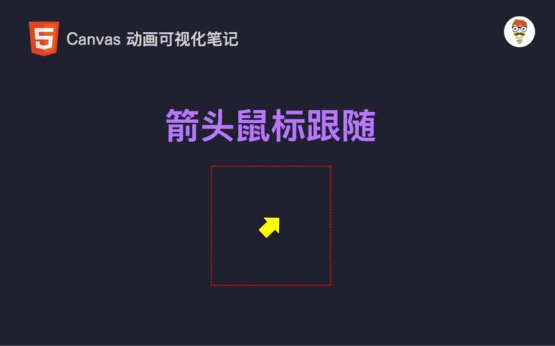 如何用原生JavaScript和canvas实现鼠标跟随动画效果？