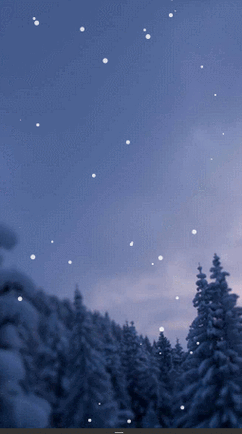 如何用原生JavaScript和Canvas实现动态下雪效果？