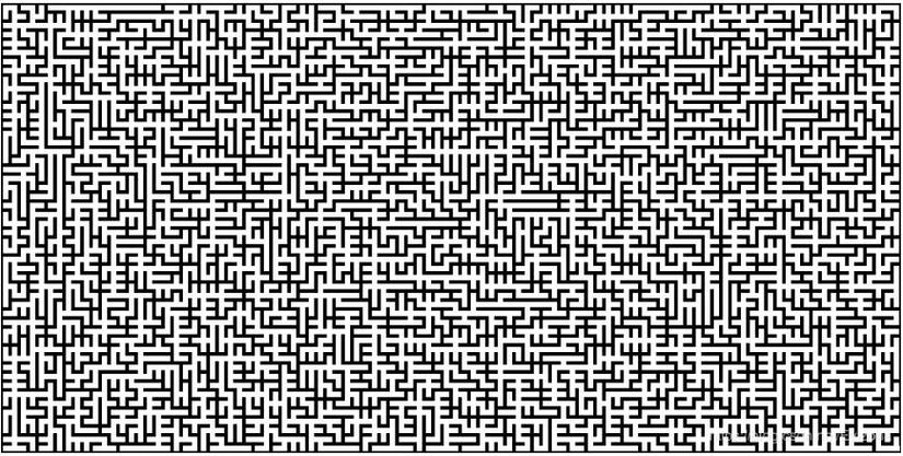 如何用Python编写一个迷宫生成算法？