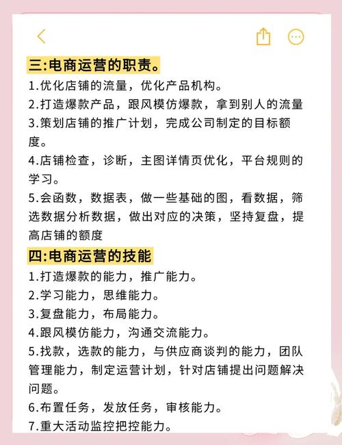 网店运营必备技能有哪些？全解析一下？