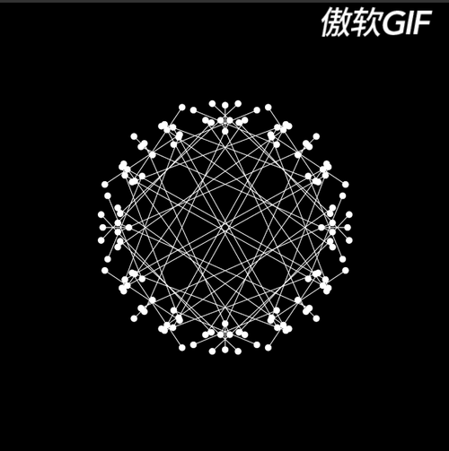 如何详细解析使用p5.js绘制动态图形的步骤？